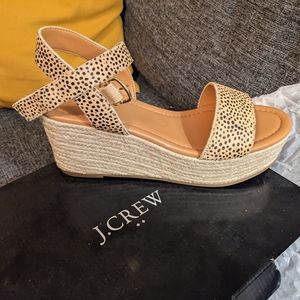 BRAND NEW: JCrew Wedges - size 7.5